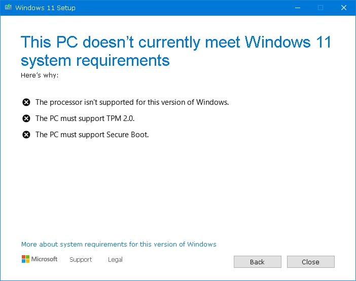Install Windows 11 on an Unsupported System